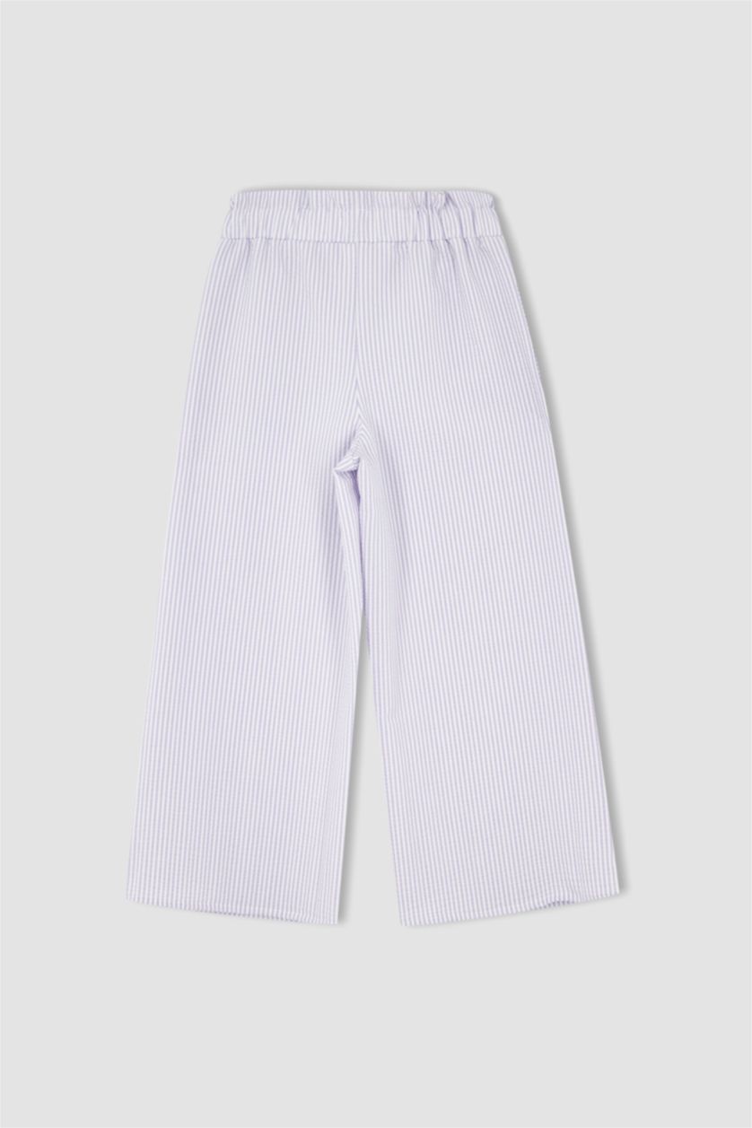 FILLES Violet Ensemble tissé 2 pièces sans manches pour fille