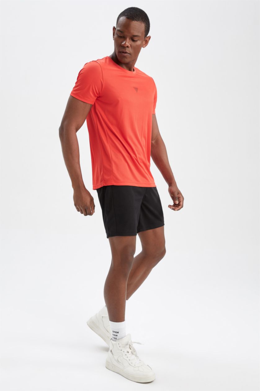 HOMME Noir Short Coupe slim raccourcie