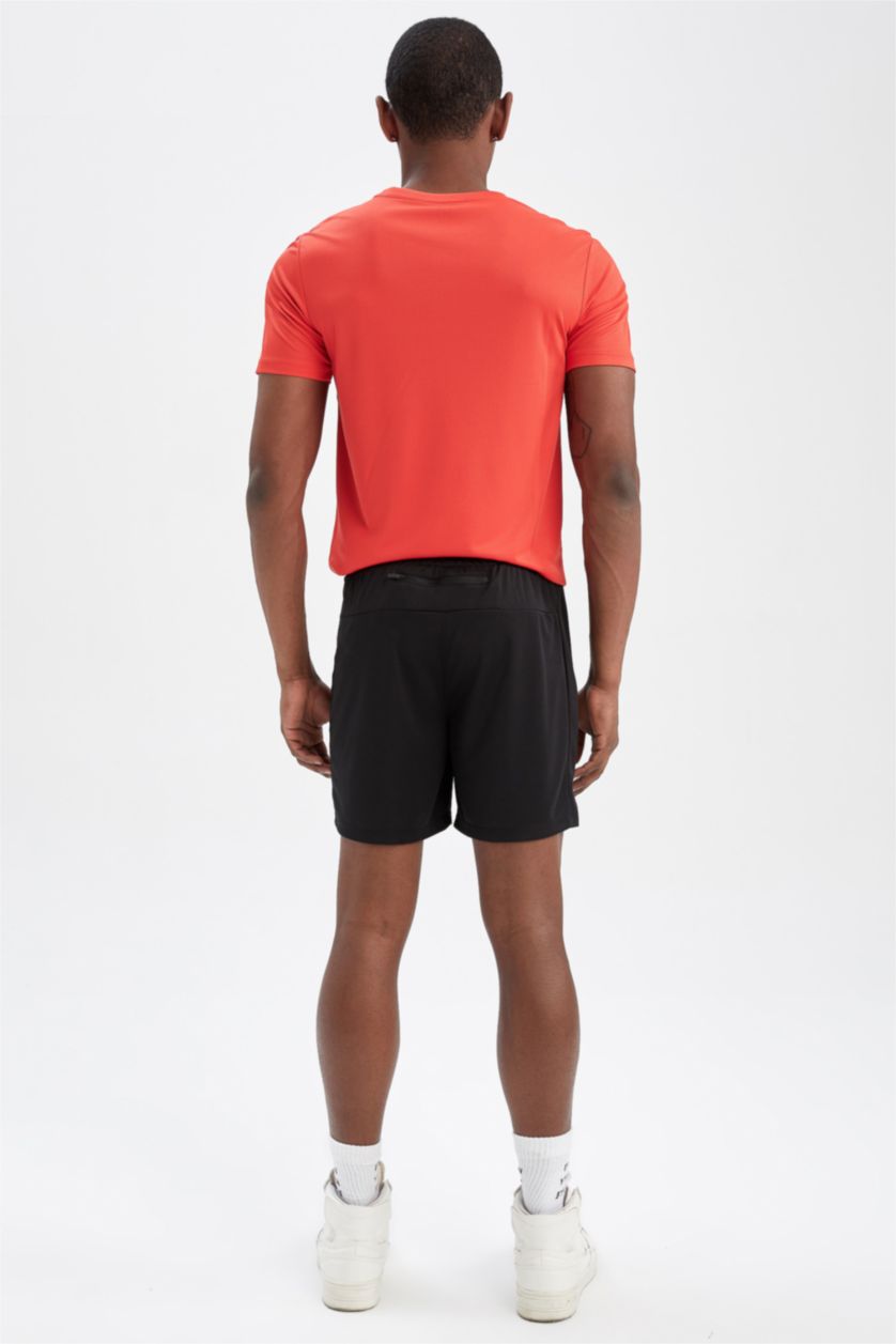 HOMME Noir Short Coupe slim raccourcie