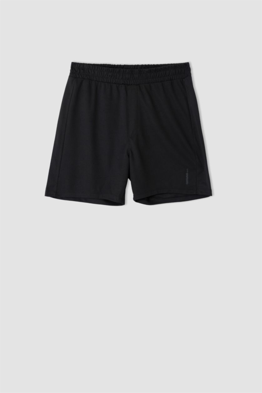 HOMME Noir Short Coupe slim raccourcie