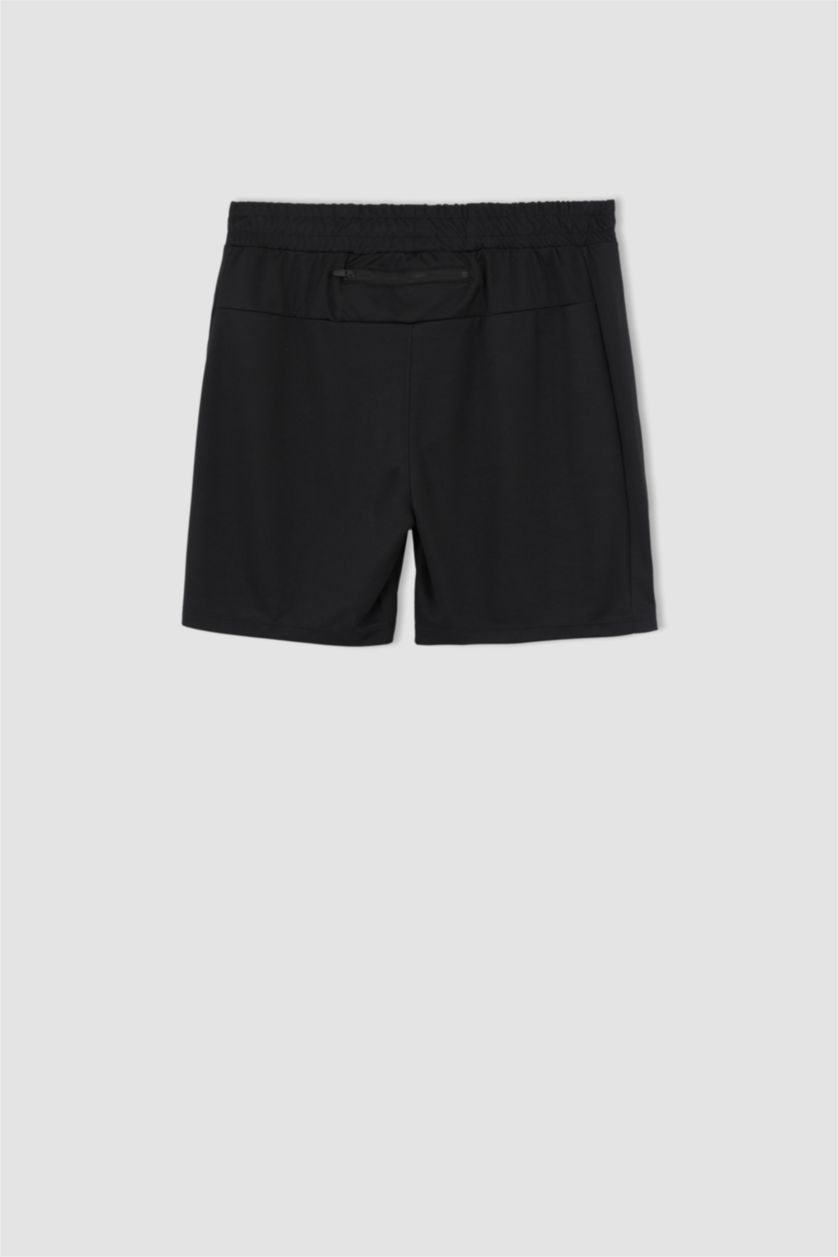 HOMME Noir Short Coupe slim raccourcie