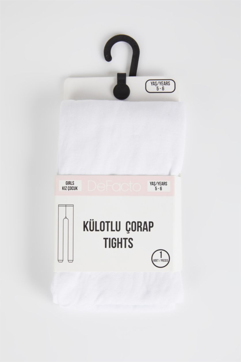 Девочки и подростки Белый Колготки с принтом для девочек