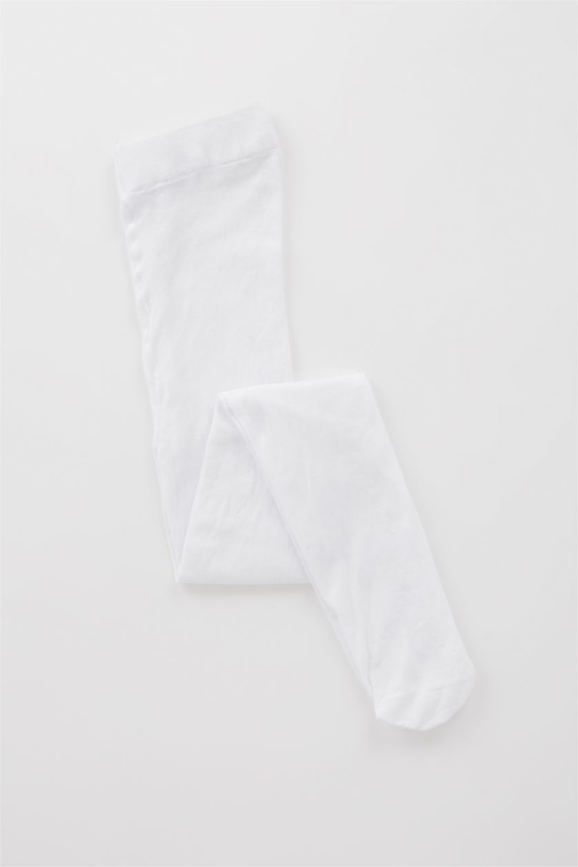 Девочки и подростки Белый Колготки с принтом для девочек