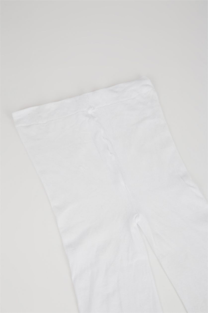 Девочки и подростки Белый Колготки с принтом для девочек