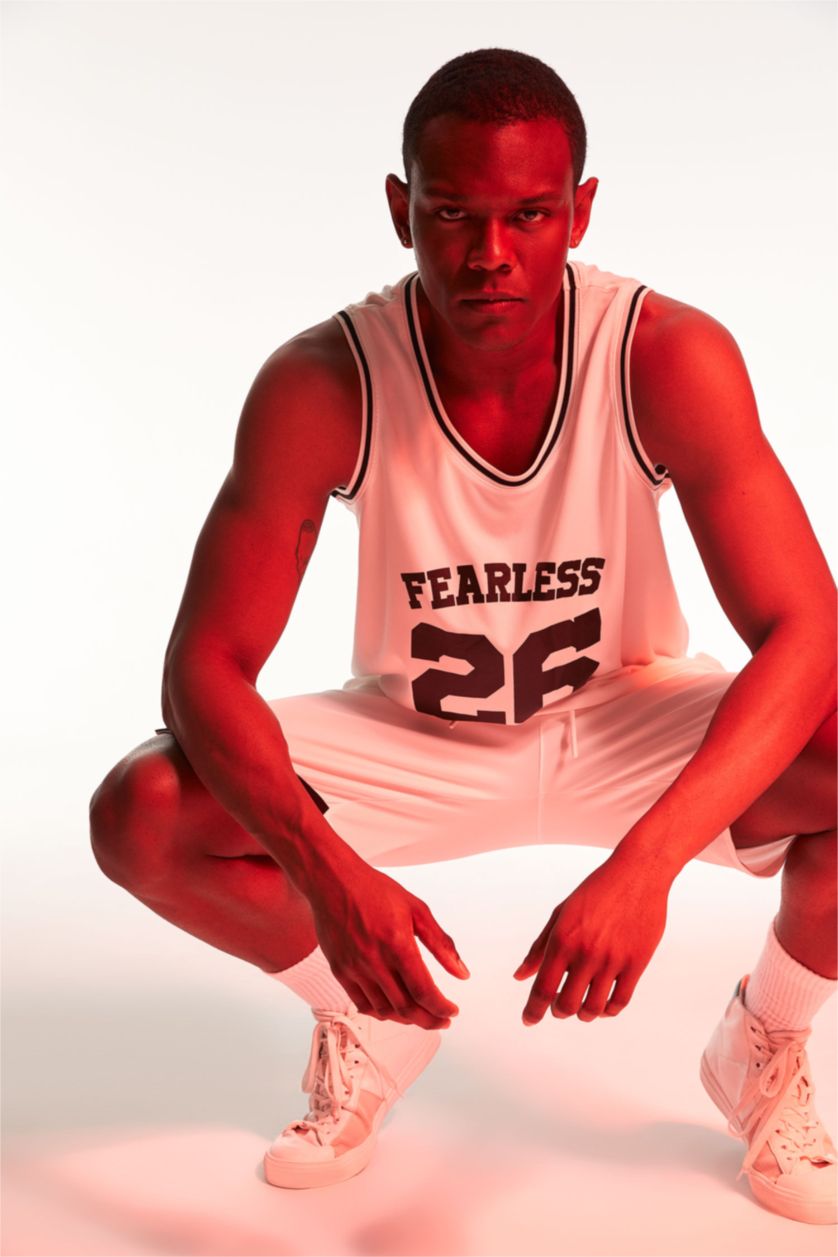 HOMME Écru Defacto Fit Standard Fit Athlète