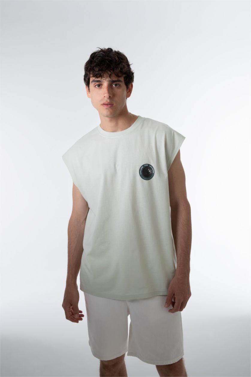 Erkek Mint Oversıze Atlet