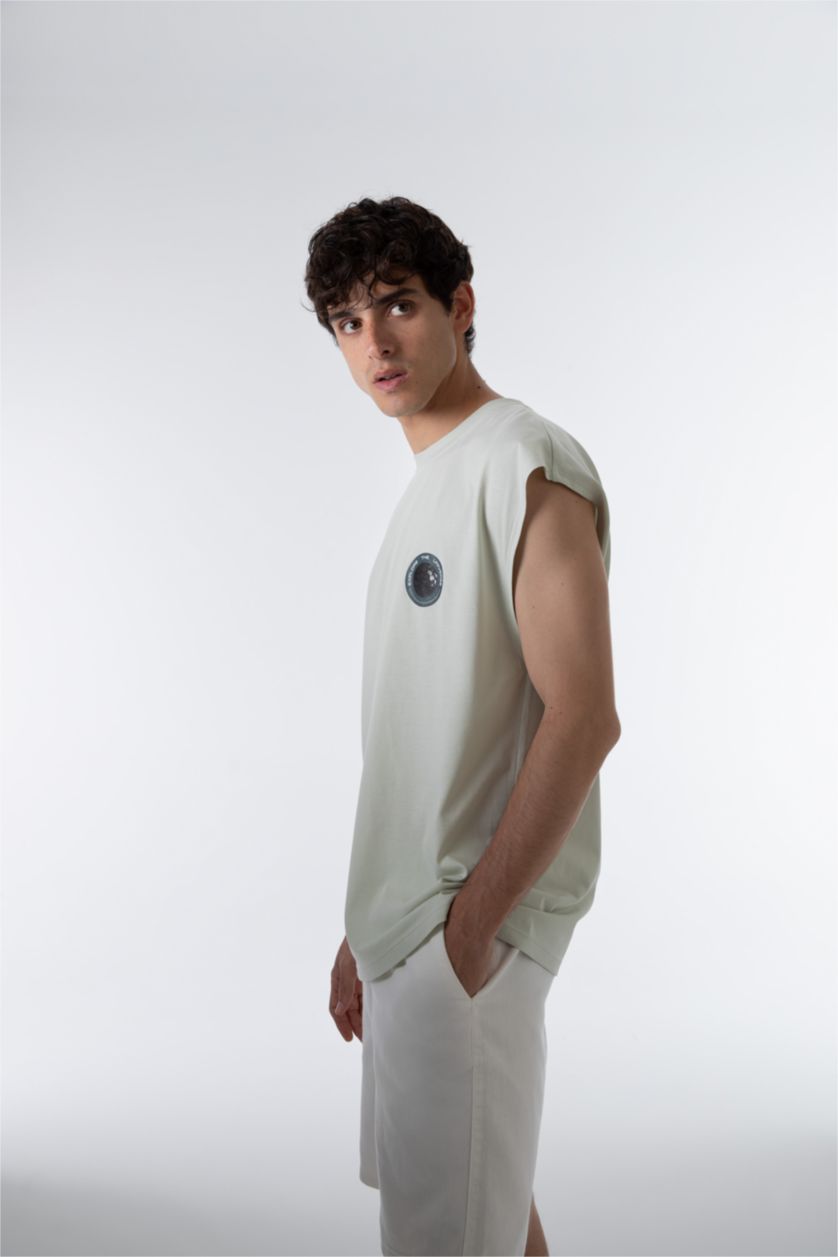 Erkek Mint Oversıze Atlet