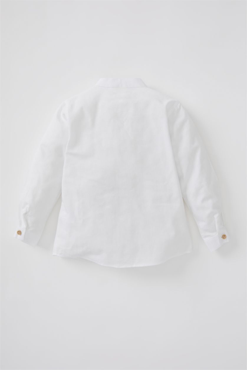BABY BOY White Long Sleeve Shirt