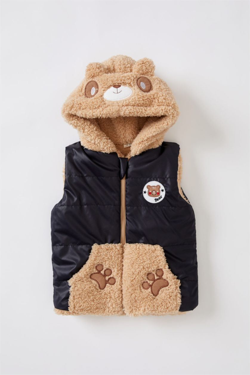 BÉBÉ GARÇON Marin Gilet Coupe Régulière À capuche BéBé Garçon