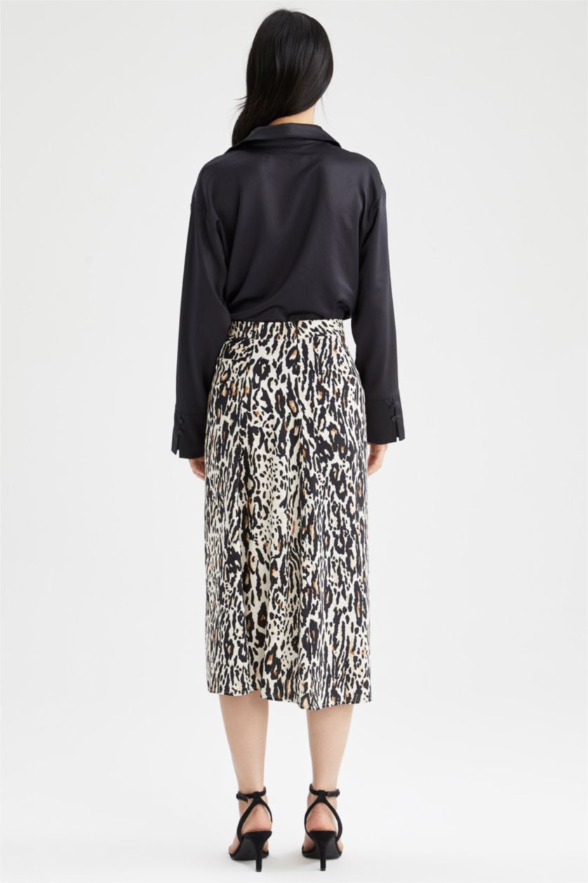 Women Stone Pencil Skirt Midi