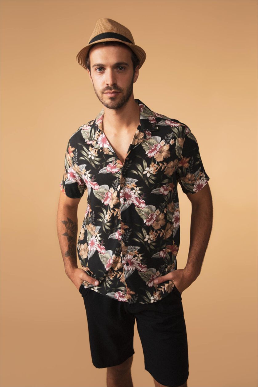 Erkek Siyah Modern Fıt