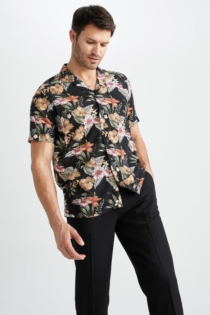 Erkek Siyah Modern Fıt