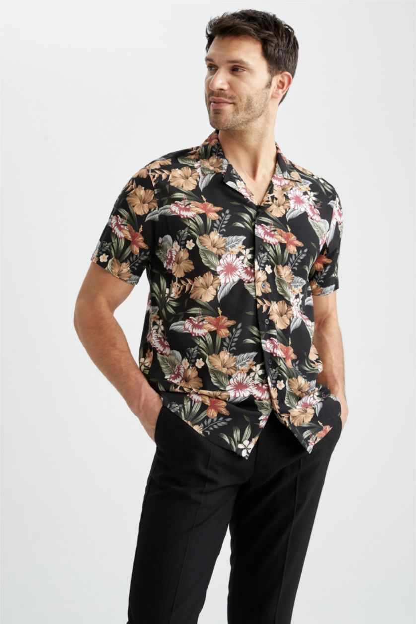 Erkek Siyah Modern Fıt