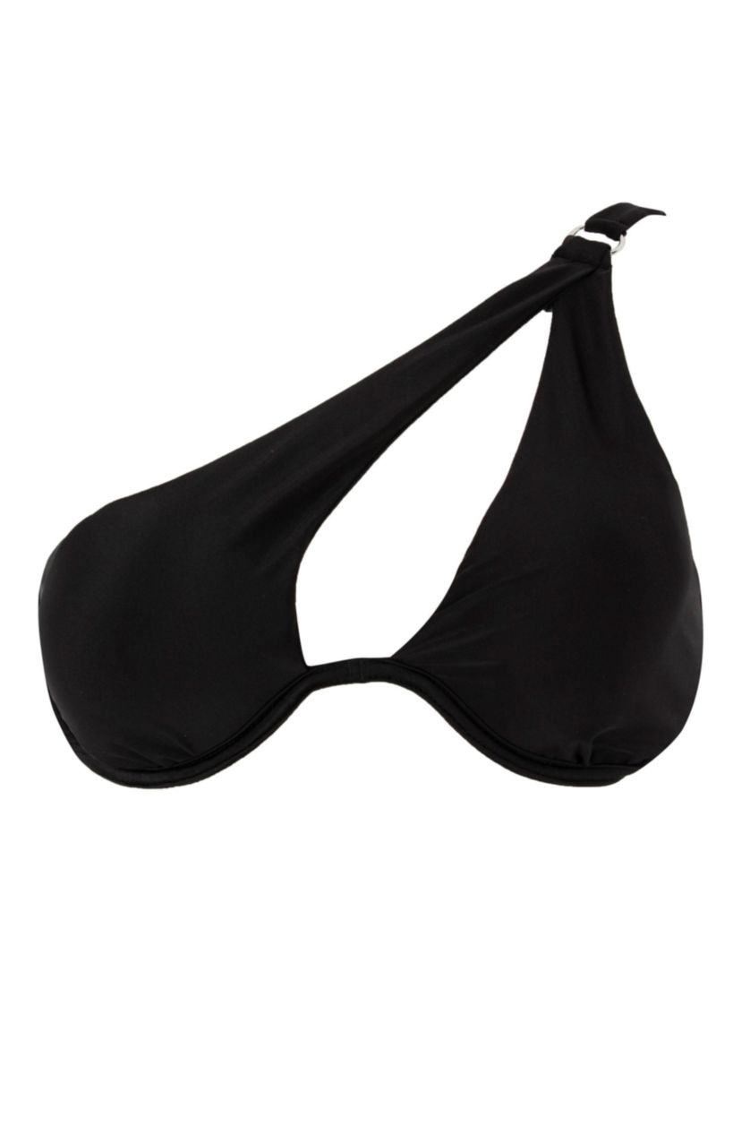 Woman Black Bikini Top