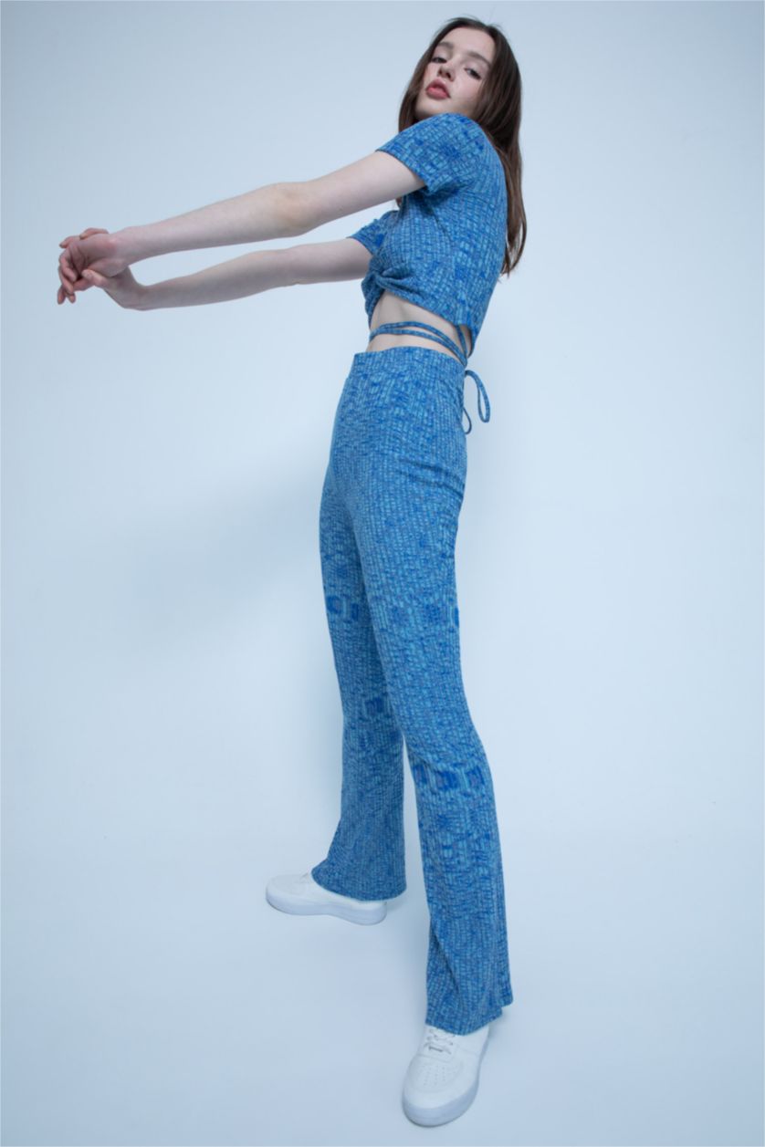 FEMME Bleu Foncé Taille Normale Coupe évasée