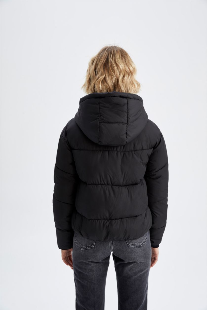 Женщины Черный Puffer Jacket