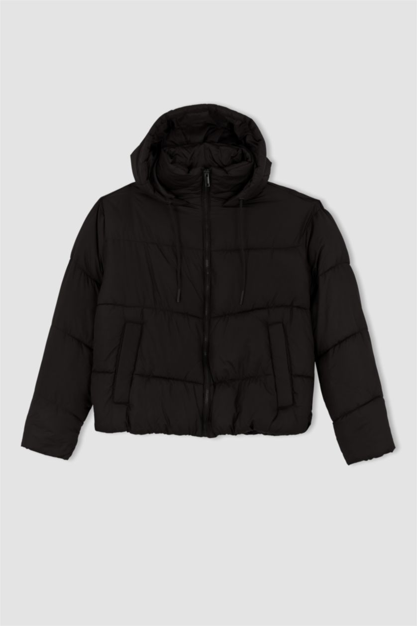 Женщины Черный Puffer Jacket