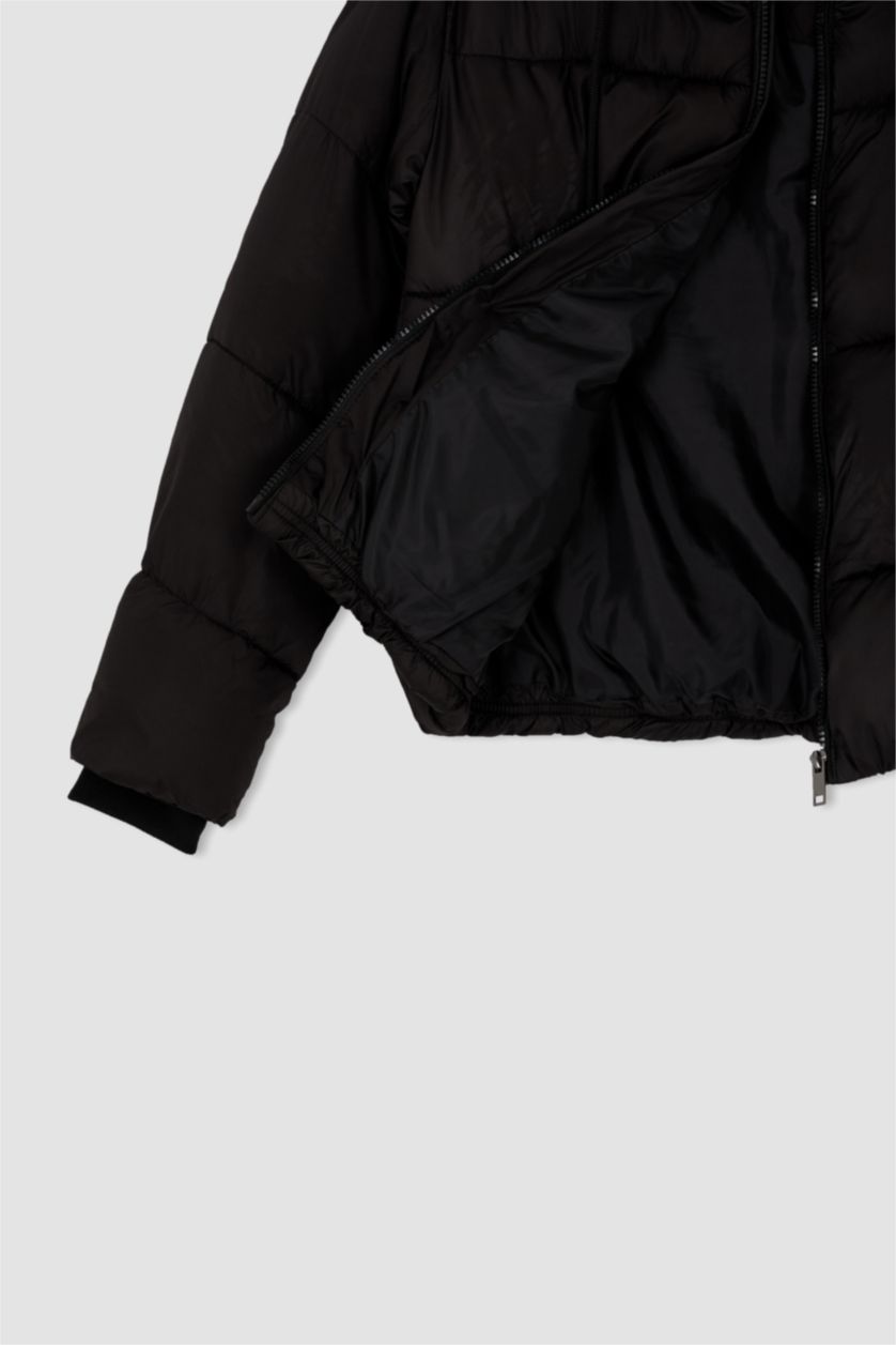 Женщины Черный Puffer Jacket