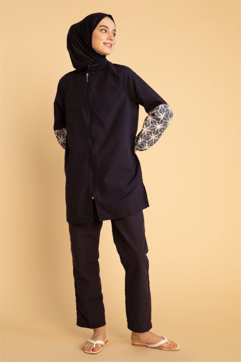 FEMME Marin Lot de 4 burkinis à motifs déperlants Regular Fit