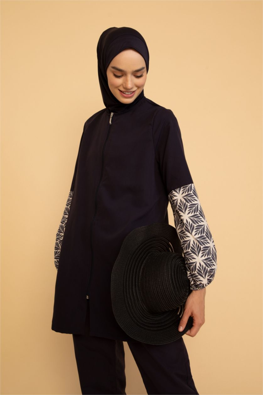 FEMME Marin Lot de 4 burkinis à motifs déperlants Regular Fit