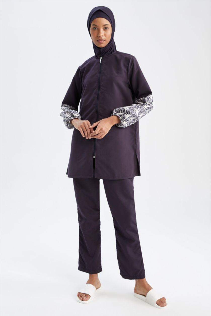 FEMME Marin Lot de 4 burkinis à motifs déperlants Regular Fit