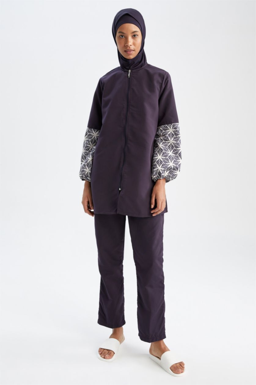 FEMME Marin Lot de 4 burkinis à motifs déperlants Regular Fit