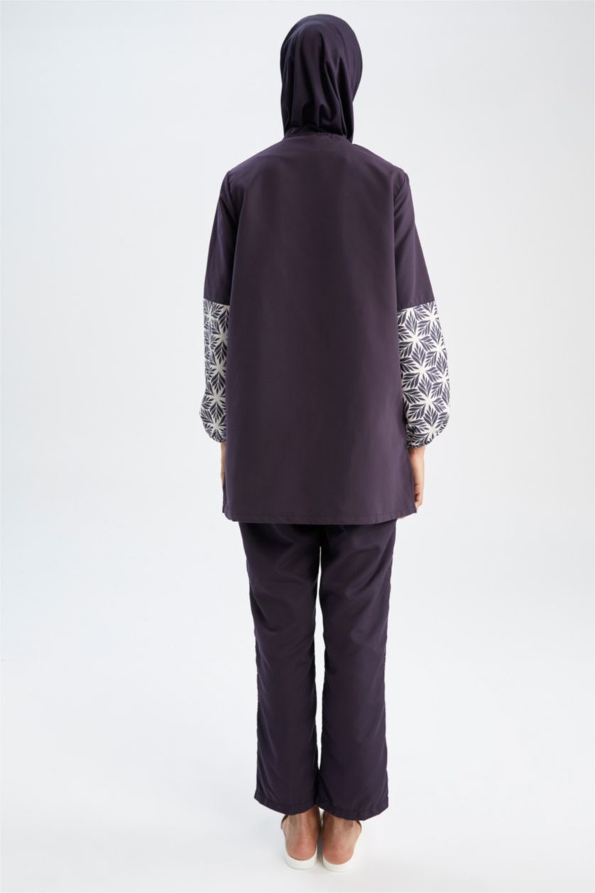 FEMME Marin Lot de 4 burkinis à motifs déperlants Regular Fit