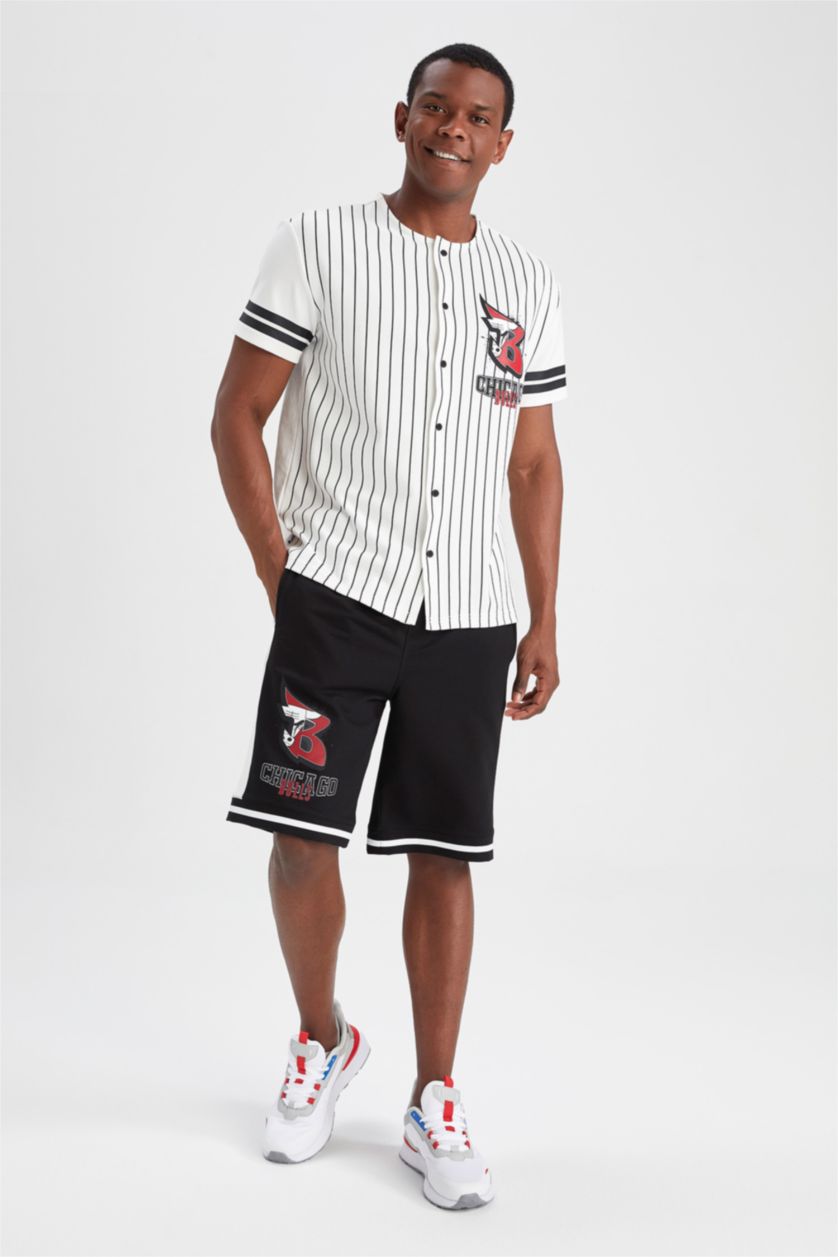 MAN Ecru Short Sleeve T-Shirt