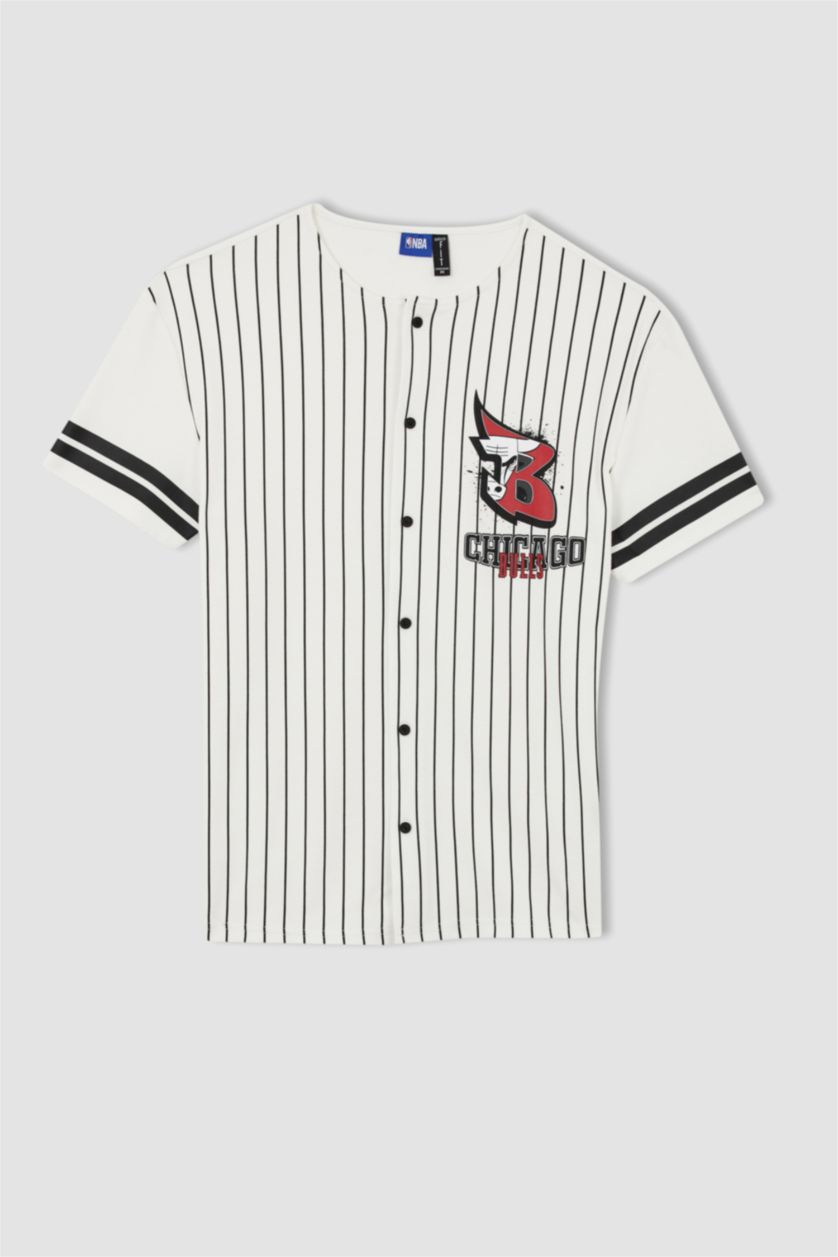 MAN Ecru Short Sleeve T-Shirt
