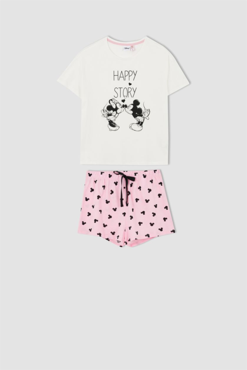 Kadın Açık Pembe Pamuklu 2'li Takım