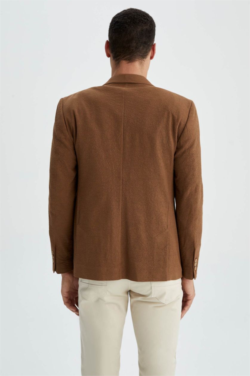 MAN Cinnamon Slim Fit Half Liner Blazer