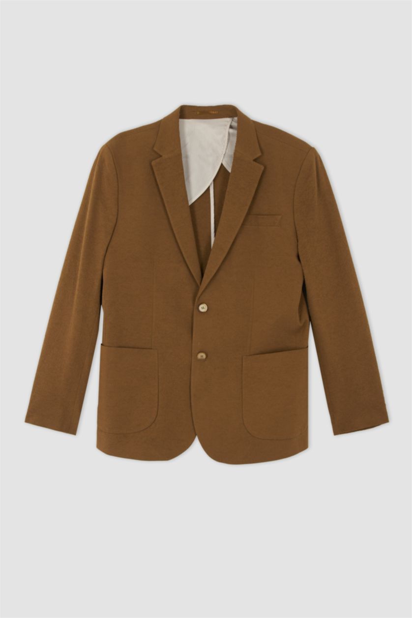 MAN Cinnamon Slim Fit Half Liner Blazer