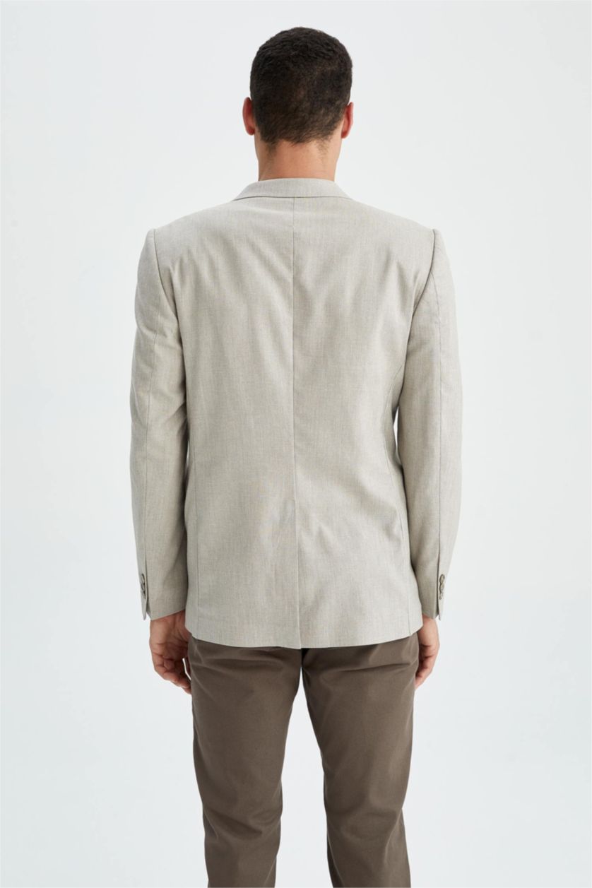 MAN Beige Slim Fit Blazer