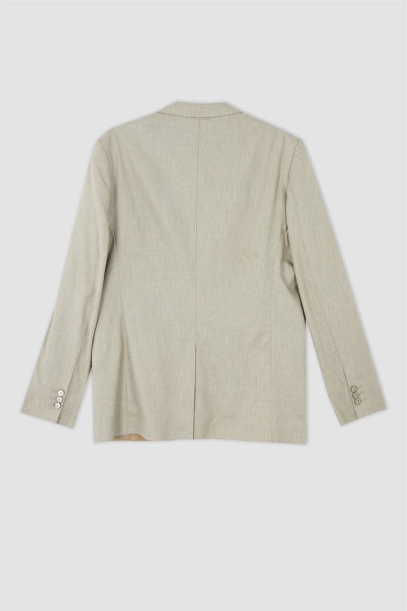 MAN Beige Slim Fit Blazer