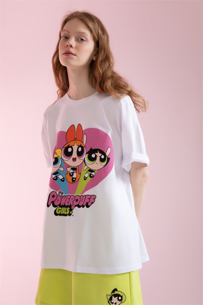 WOMAN White Oversize Fit Short Sleeve T-Shirt