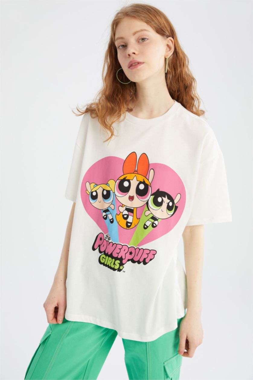 WOMAN White Oversize Fit Short Sleeve T-Shirt