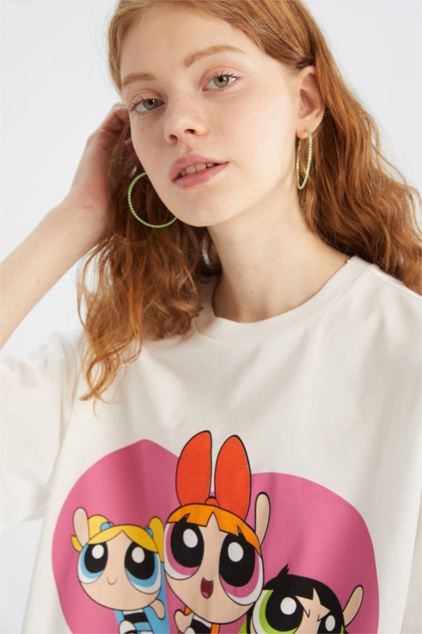 WOMAN White Oversize Fit Short Sleeve T-Shirt