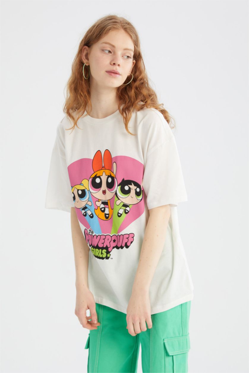 WOMAN White Oversize Fit Short Sleeve T-Shirt