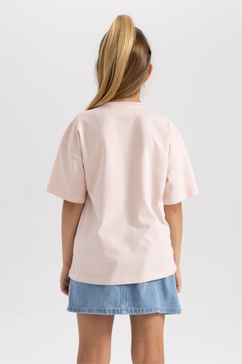 GIRLS & TEENS Pink Girl Kids Harry Potter Short Sleeve Cotton T-Shirt