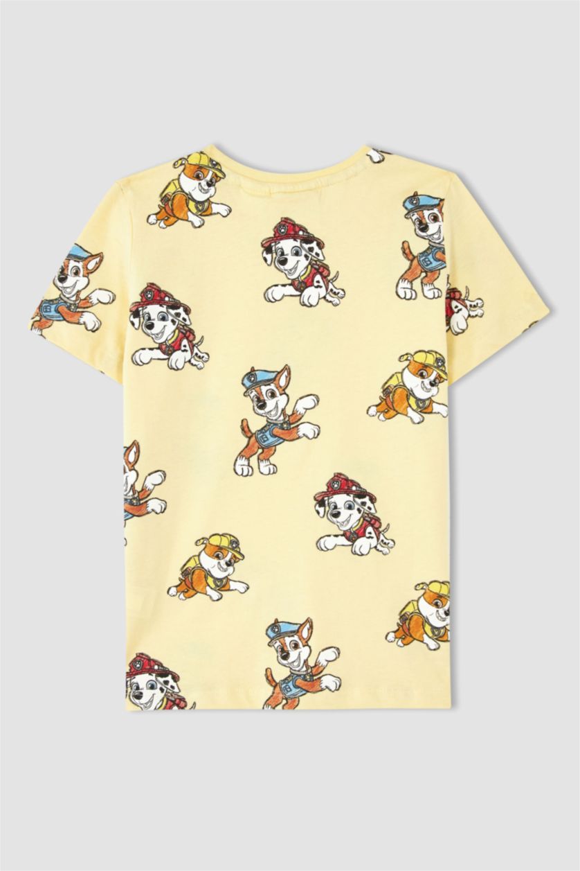 أولاد اللون الرملي بيجامة قصة عادية من باو باترول من قطعتين