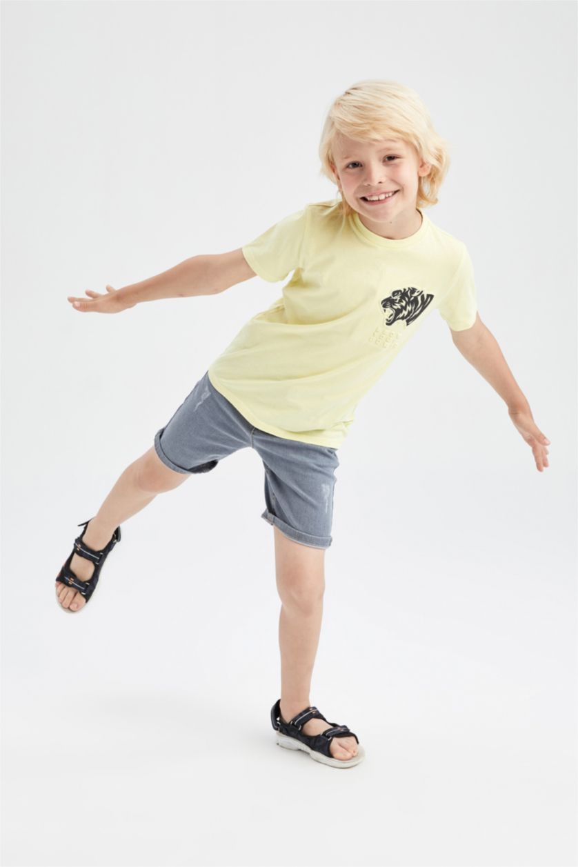 GARÇONS Indigo Short Bermuda Denim