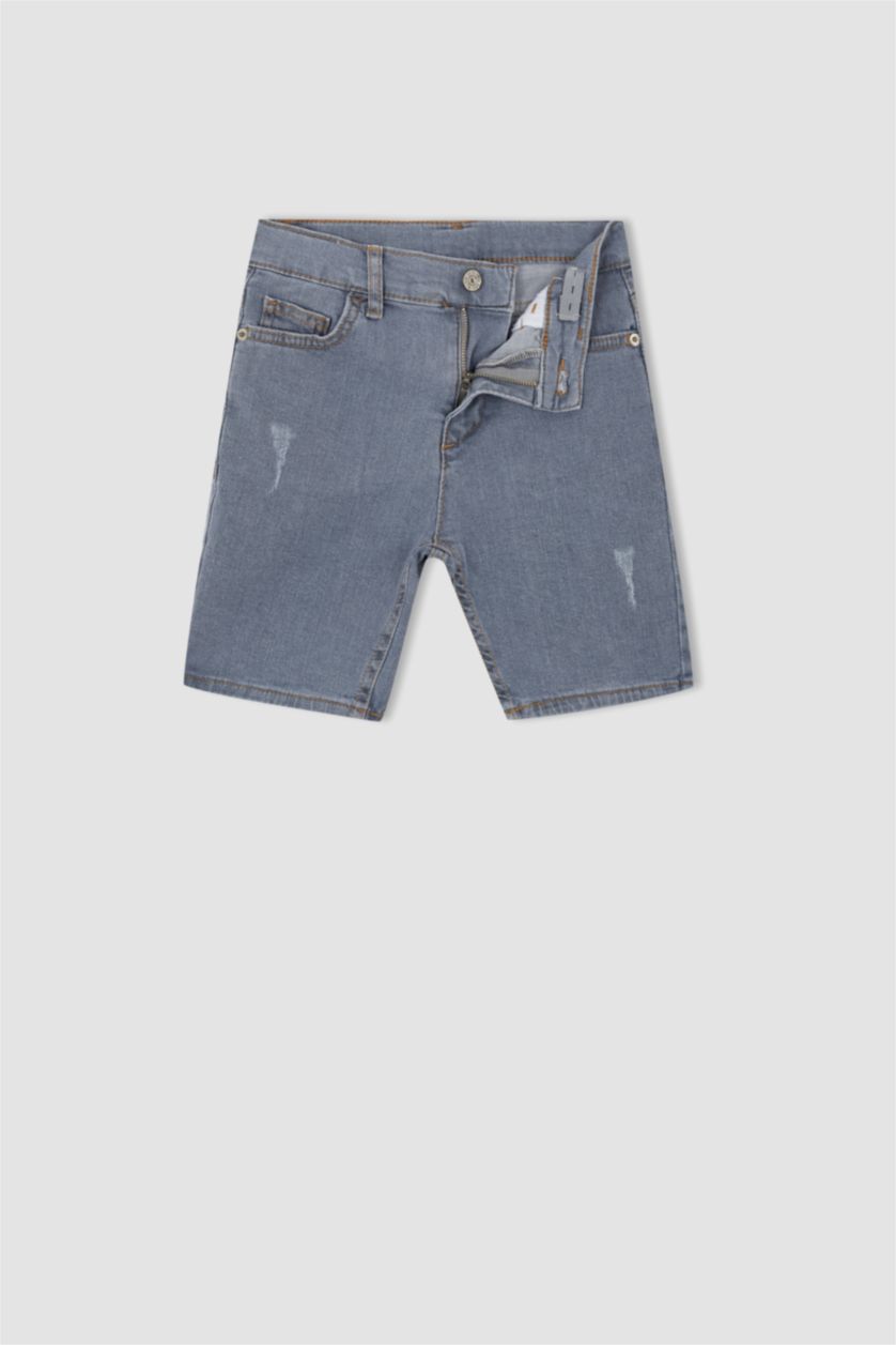 GARÇONS Indigo Short Bermuda Denim