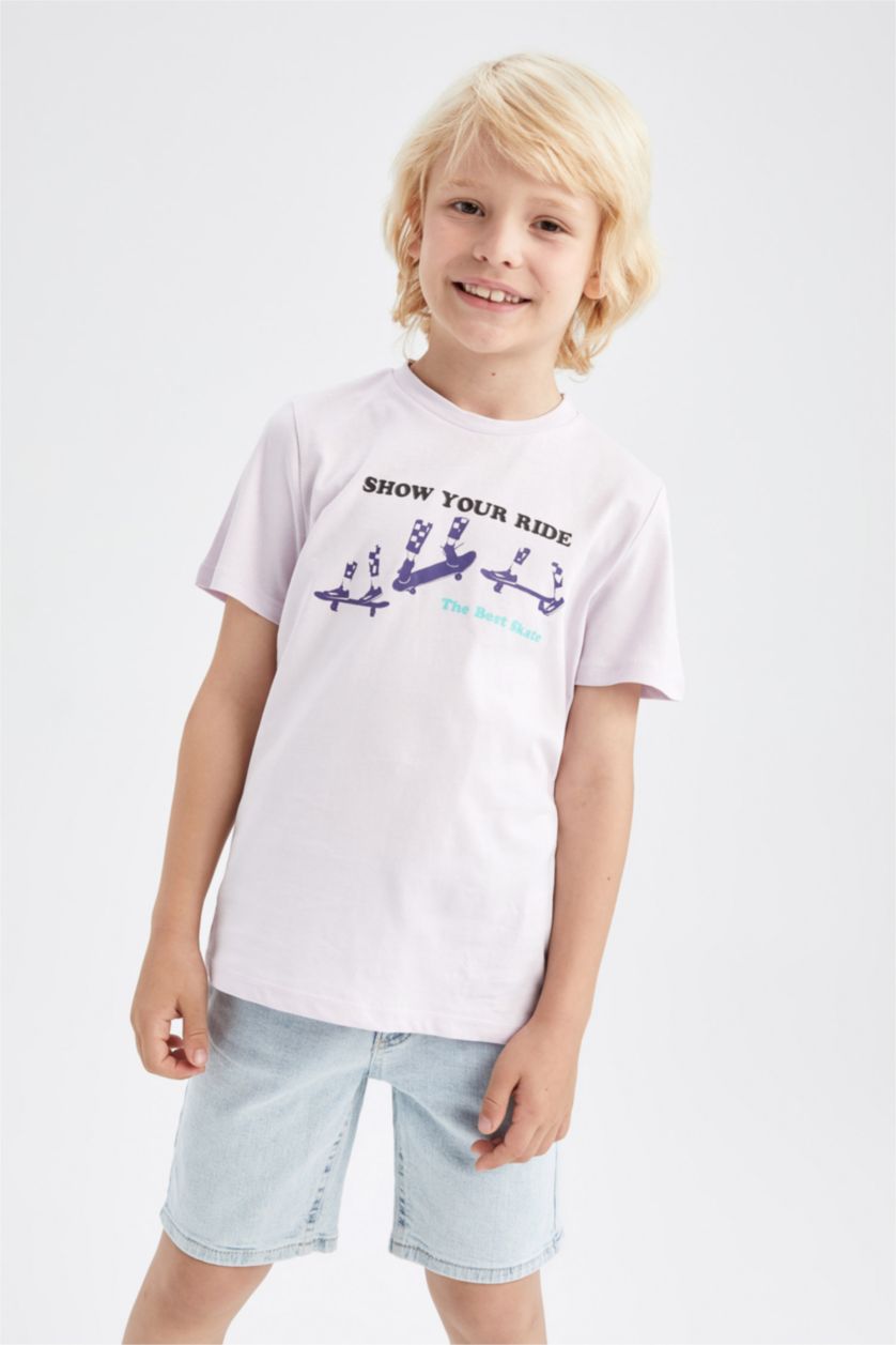 Boys & Teens Light Blue Boy Basic Jean Short