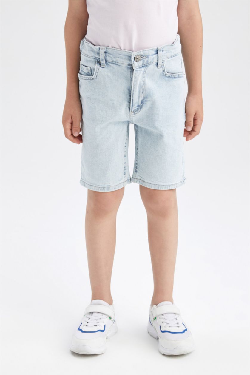 Boys & Teens Light Blue Boy Basic Jean Short