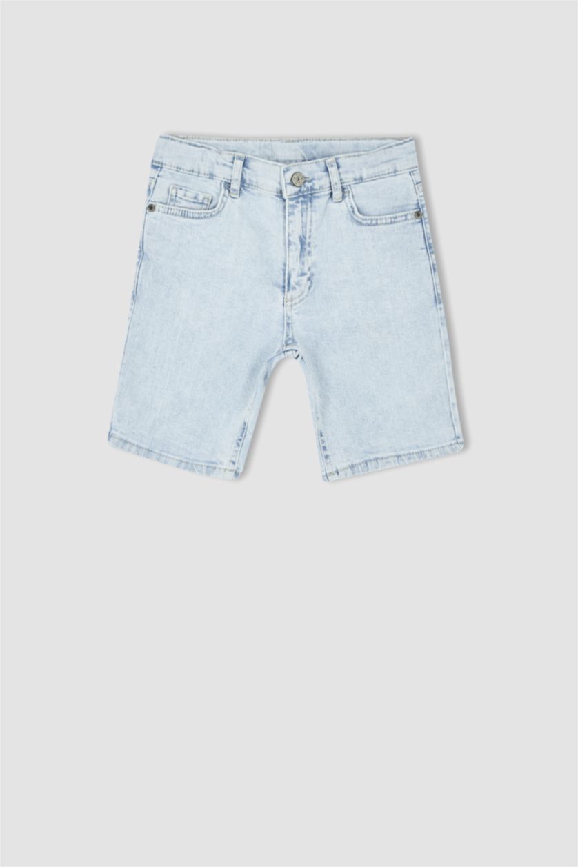 Boys & Teens Light Blue Boy Basic Jean Short