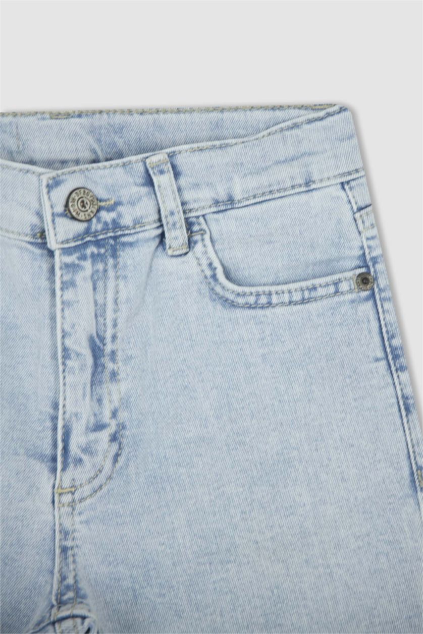 Boys & Teens Light Blue Boy Basic Jean Short