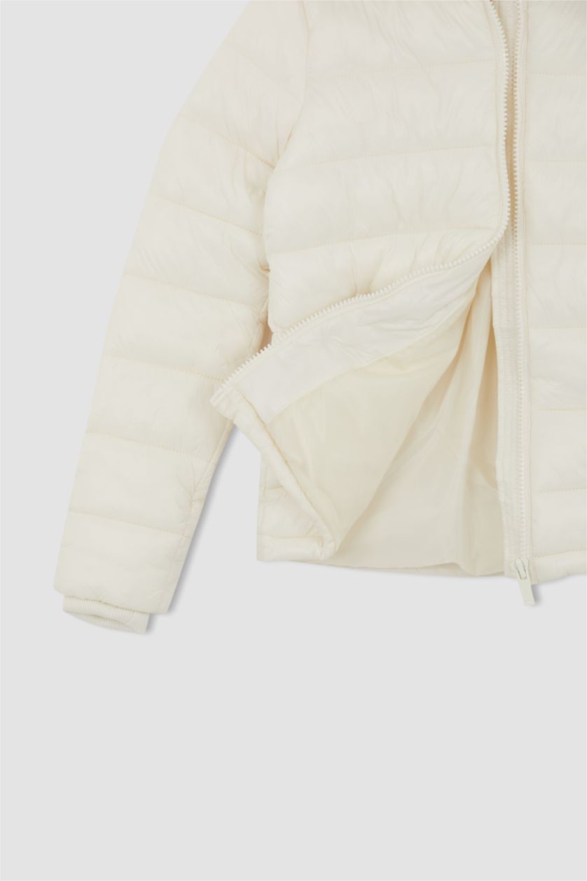 Женщины Визон Куртка водоотталкивающая с капюшоном из искусственного меха