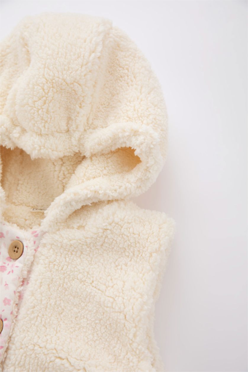 طفلة صغيرة فيزوني يلك بناتي فروي قصة عادية بجيب مبطن