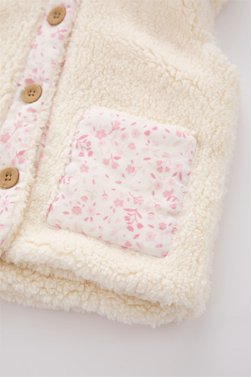 طفلة صغيرة فيزوني يلك بناتي فروي قصة عادية بجيب مبطن