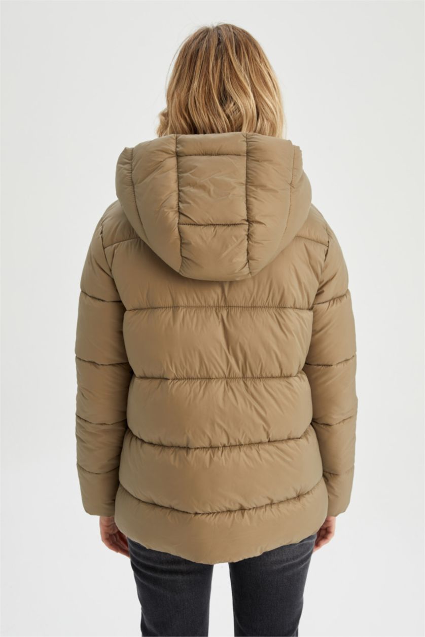 Женщины Визон Куртка свободного кроя для женщин